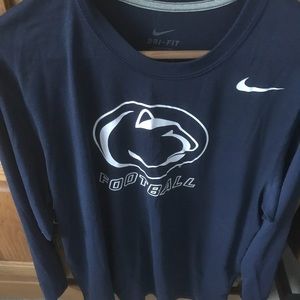 Penn State, long sleeve, Nike dri-fit tee.  Large
